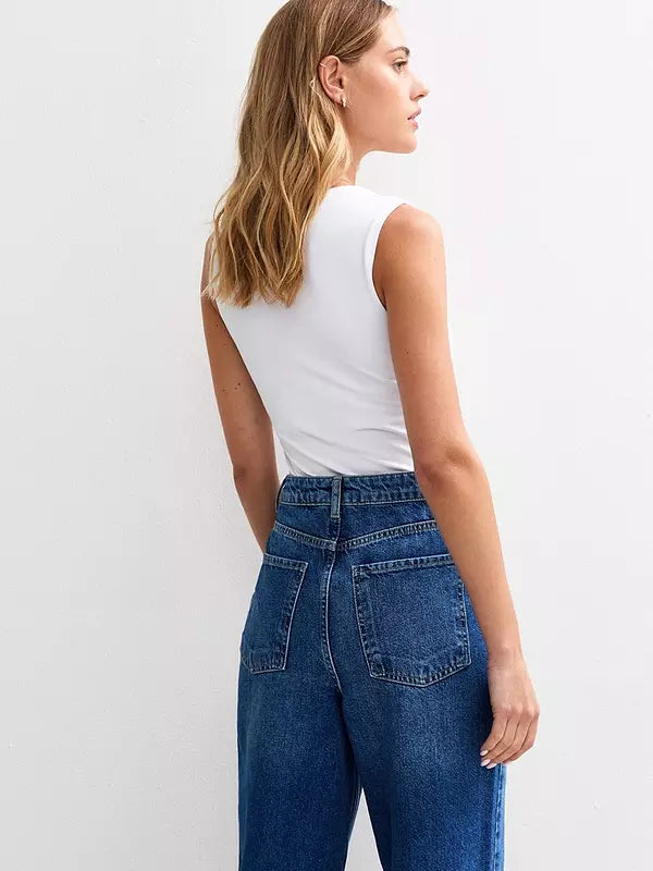 New Look White Square Neck Bodysuit