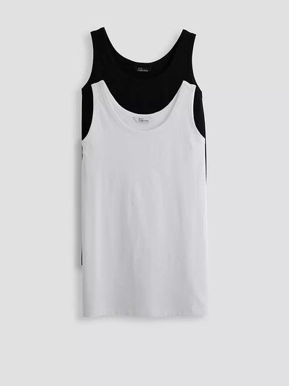 Curve 2 Pack Loose Fit Vest Multi