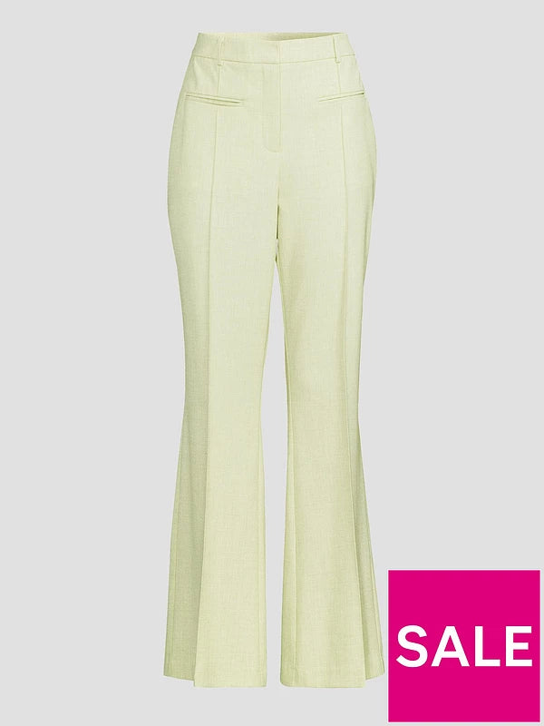 Crosshatch Co-ord Flare Trouser Green