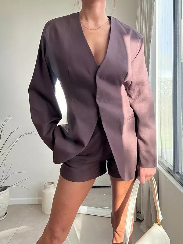 Puff Sleeve Co-ord Blazer