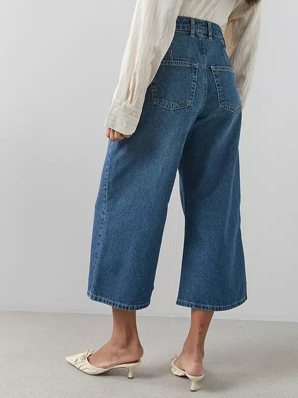 Denim Culotte Jeans