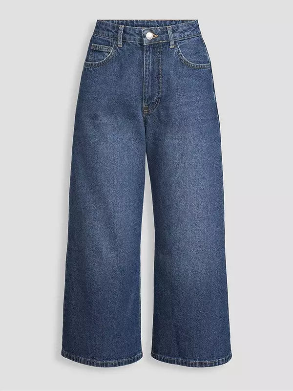 Denim Culotte Jeans