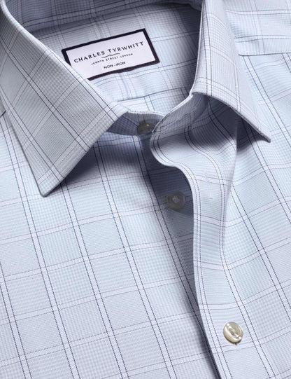 Non-Iron Checked Dress Shirt