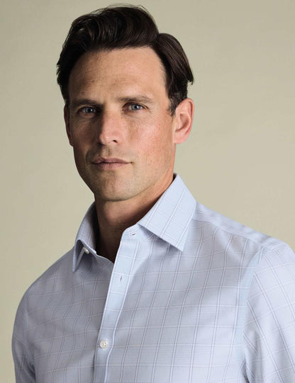 Non-Iron Checked Dress Shirt