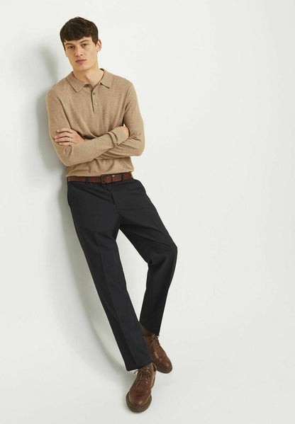 Premium Regular Fit Trousers - Dark Navy