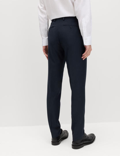 Slim Fit Stretch Ultimate Suit Trousers - Navy
