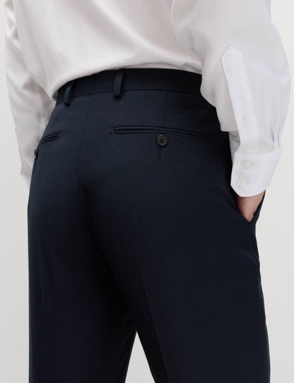 Slim Fit Stretch Ultimate Suit Trousers - Navy