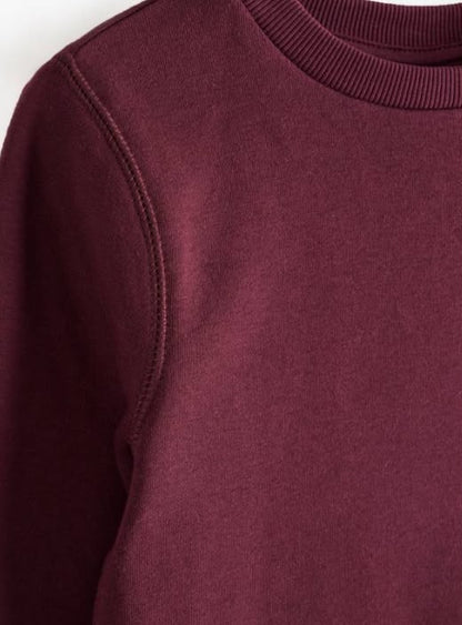 2 Pack Crew Neck Sweatshirts - Dark Red