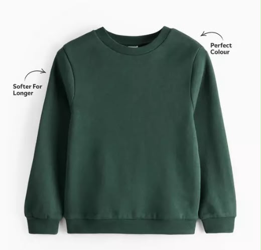 2 Pack Crew Neck Sweatshirts - Green