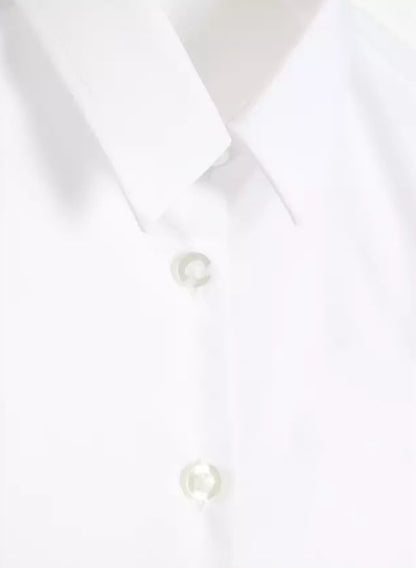 White Regular Fit Touch And Close Fasteners Short Sleeve Shirts 3 Pack
