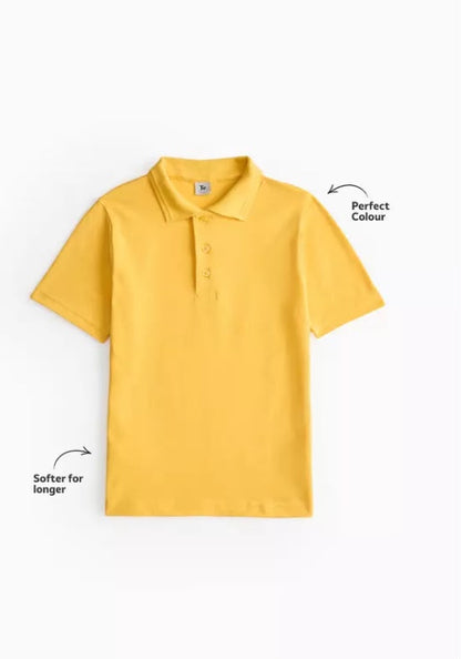 2 Pack Unisex Polo Shirts - Yellow