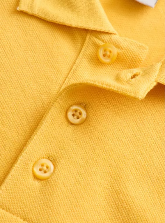 2 Pack Unisex Polo Shirts - Yellow