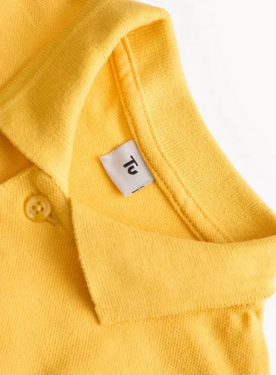 2 Pack Unisex Polo Shirts - Yellow
