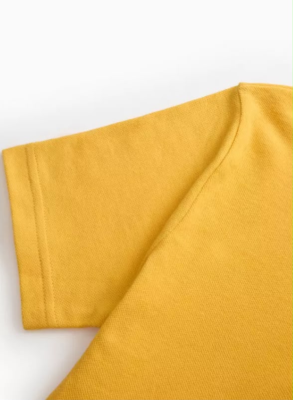 2 Pack Unisex Polo Shirts - Yellow