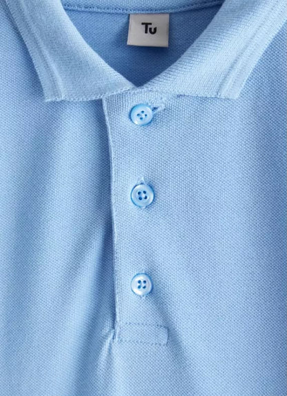 5 Pack Unisex Polo Shirts - Blue