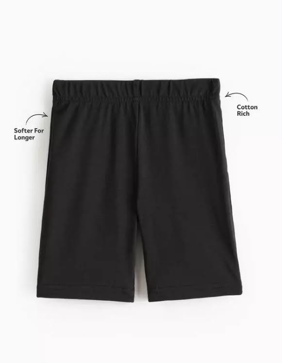 2 Pack Cycling Shorts - Black