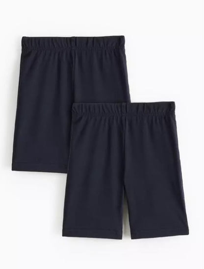 2 Pack Cycling Shorts - Navy