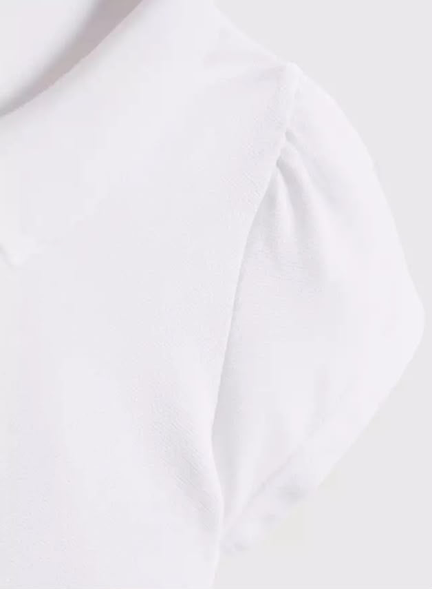 5 Pack Easy Care White Polo Shirts