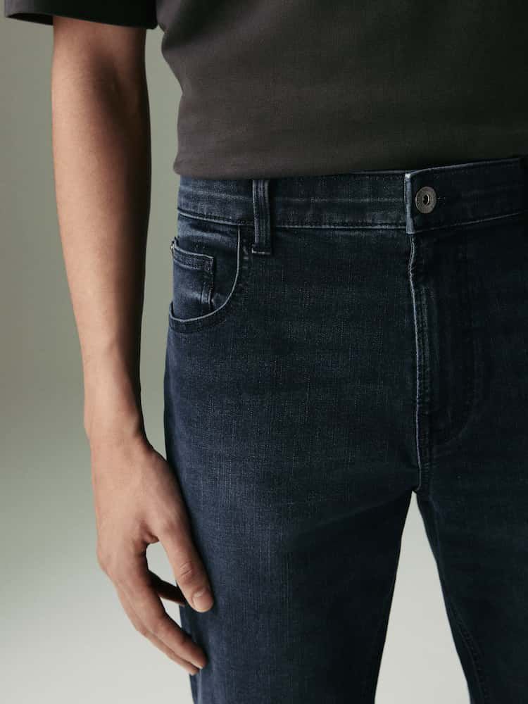 Single Slim Fit Classic Stretch Jeans - Blue Steel