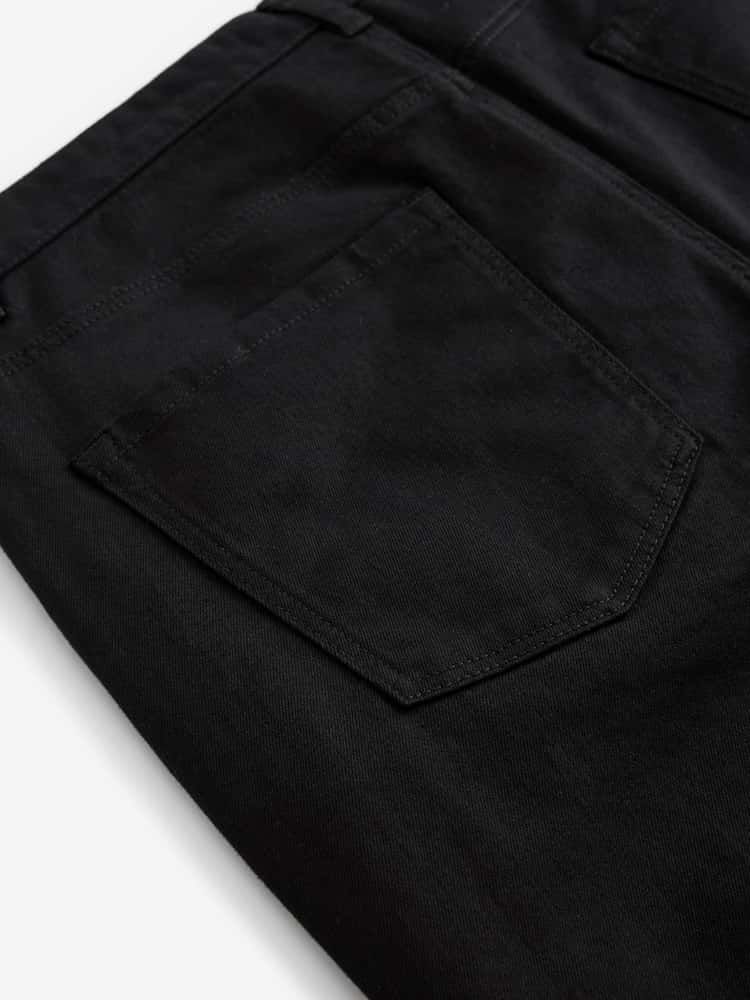 Classic Stretch Regular Fit Jeans - Black