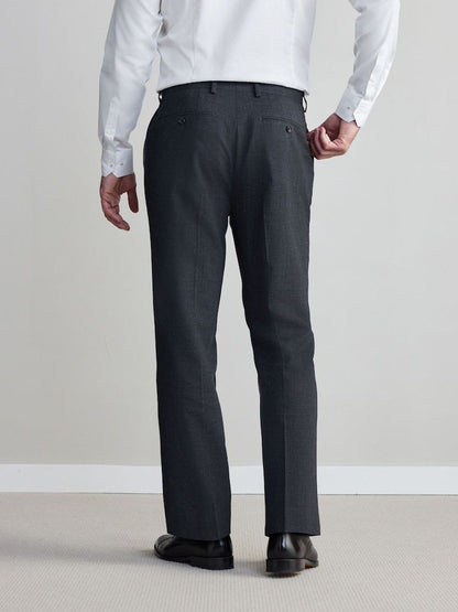 Regular Fit Signature Nova Fides Trousers - Charcoal Grey