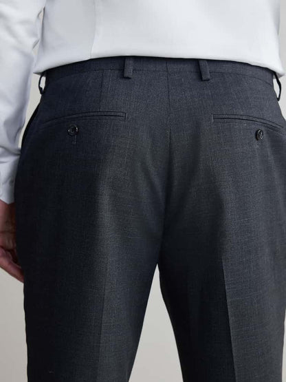 Regular Fit Signature Nova Fides Trousers - Charcoal Grey