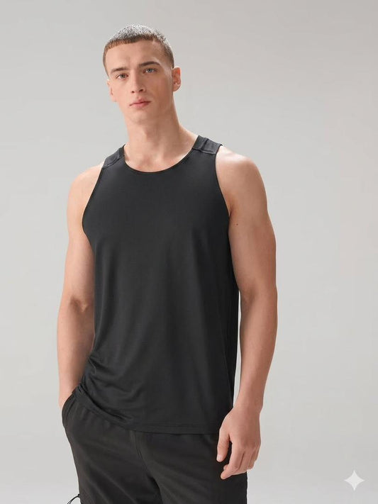 Active Gym Training Vest Top - Black