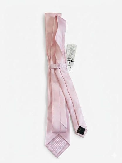 Men Textured Neck Tie - Light Pink