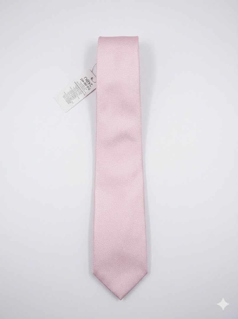 Textured Regular-Width Tie - Pink