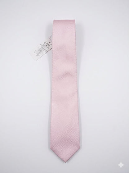 Textured Regular-Width Tie - Pink