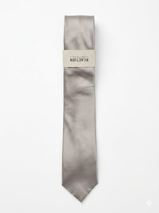Formal Men's Neck Tie - Silver Grey