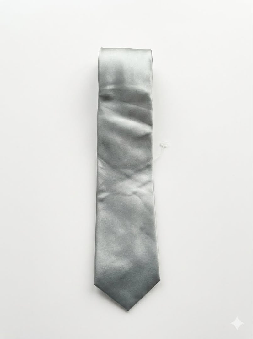 Tailored Silk Tie - Sage Green