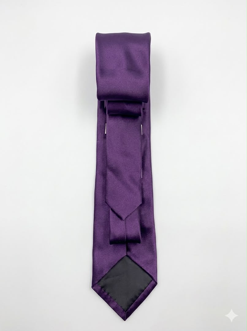 Formal Smooth Neck Tie - Purple