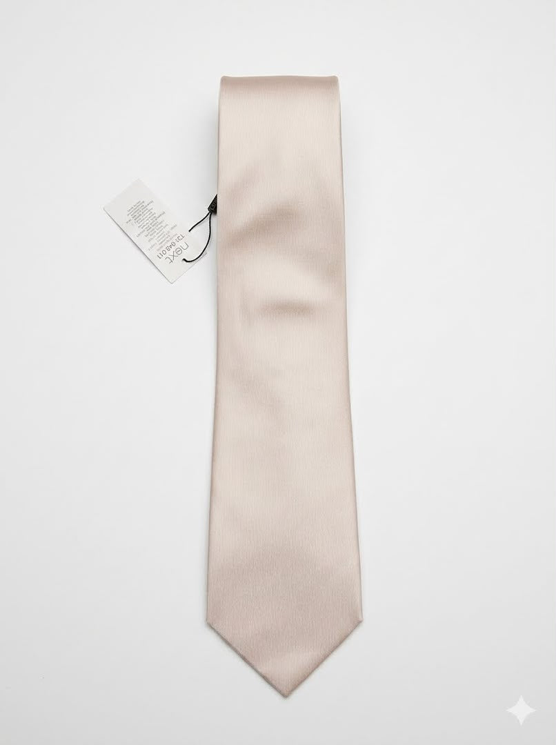 Men’s Formal Neck Tie - Pale Beige