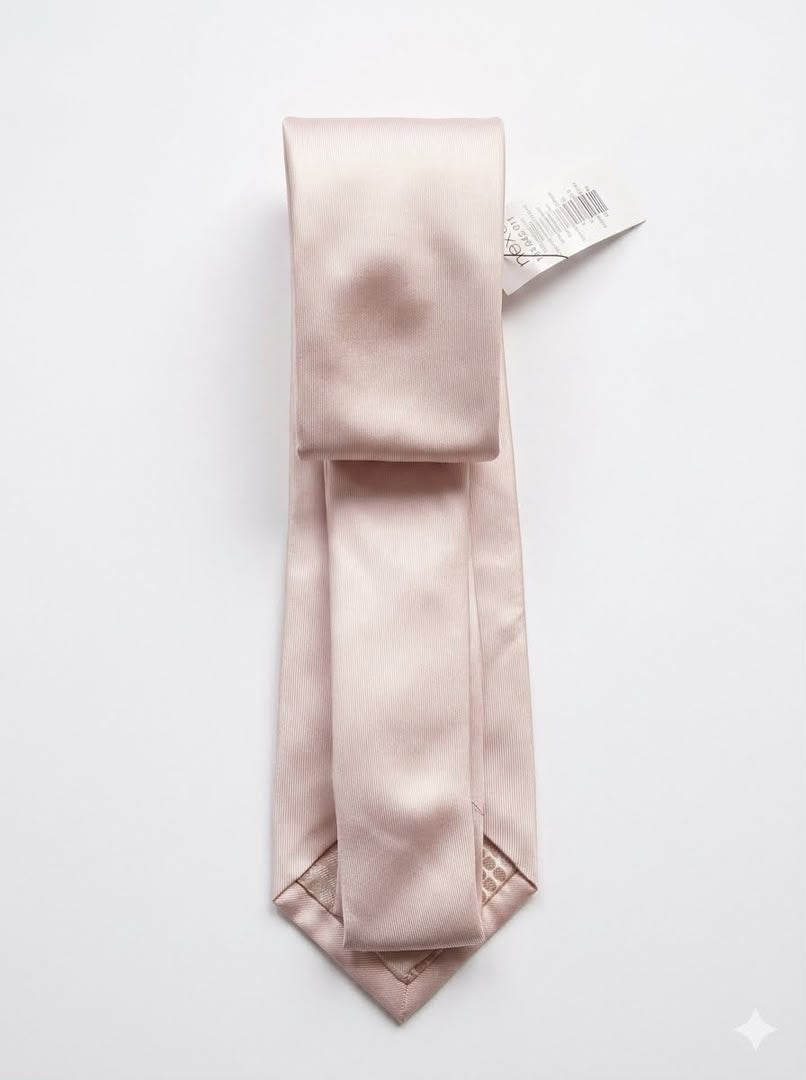 Men’s Formal Neck Tie - Pale Beige