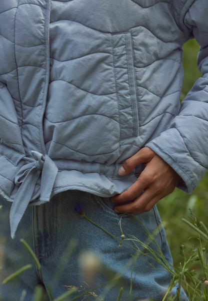 Quilted Light Jacket - Blue