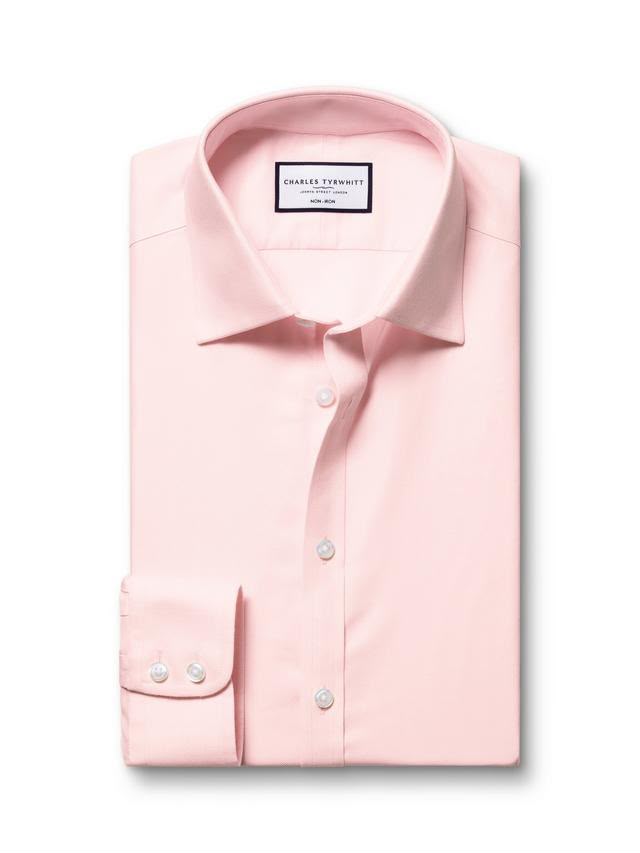 Non-Iron Royal Oxford Classic Fit Shirt - Pink