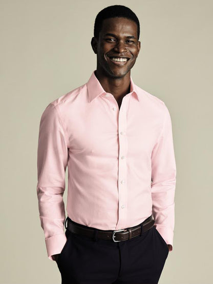 Non-Iron Royal Oxford Classic Fit Shirt - Pink