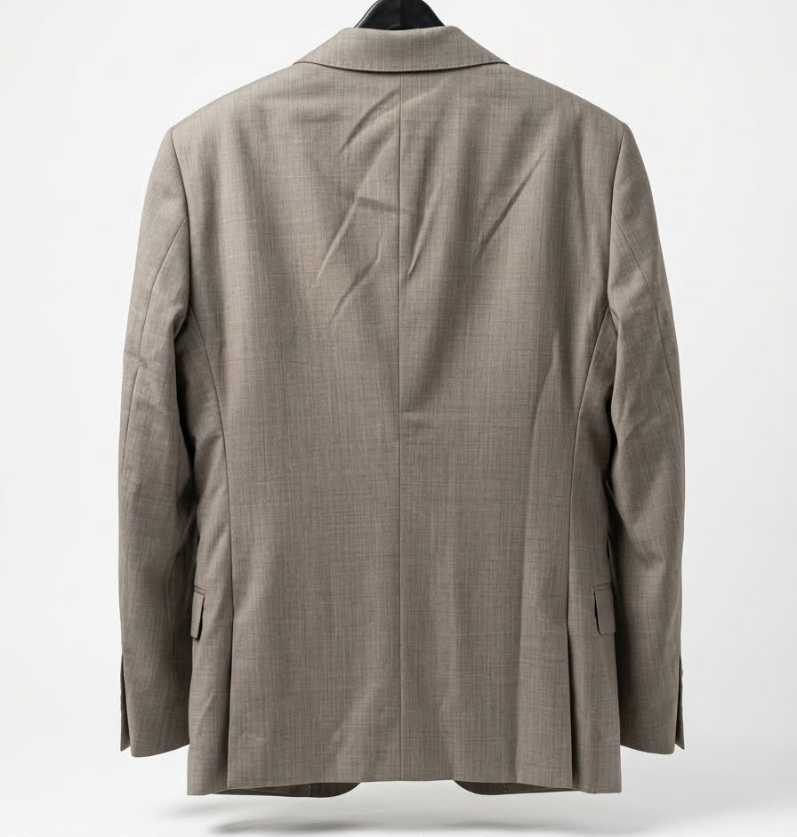 Tailored Slim Fit Suit Blazer - Taupe