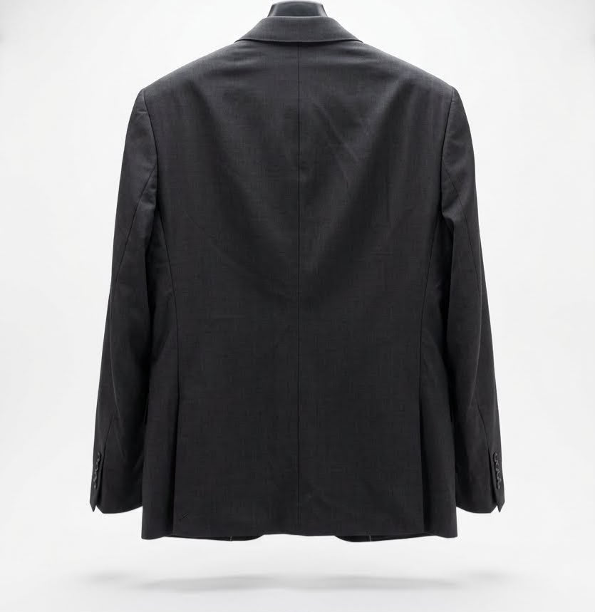 Tailoring Single-Breasted Suit Jacket - Charcoal Grey