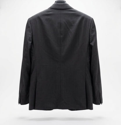 Tailoring Single-Breasted Suit Jacket - Charcoal Grey