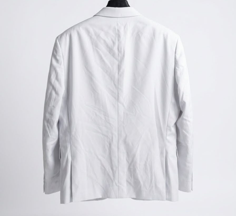 Tailored Single-Breasted Suit Jacket - Pastel Lilac