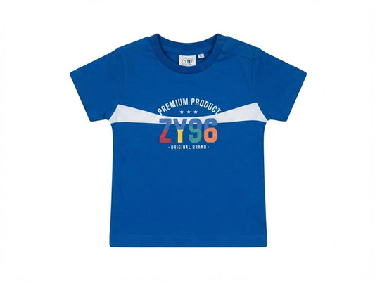 Crewneck T-shirt with a Bold Graphic Print