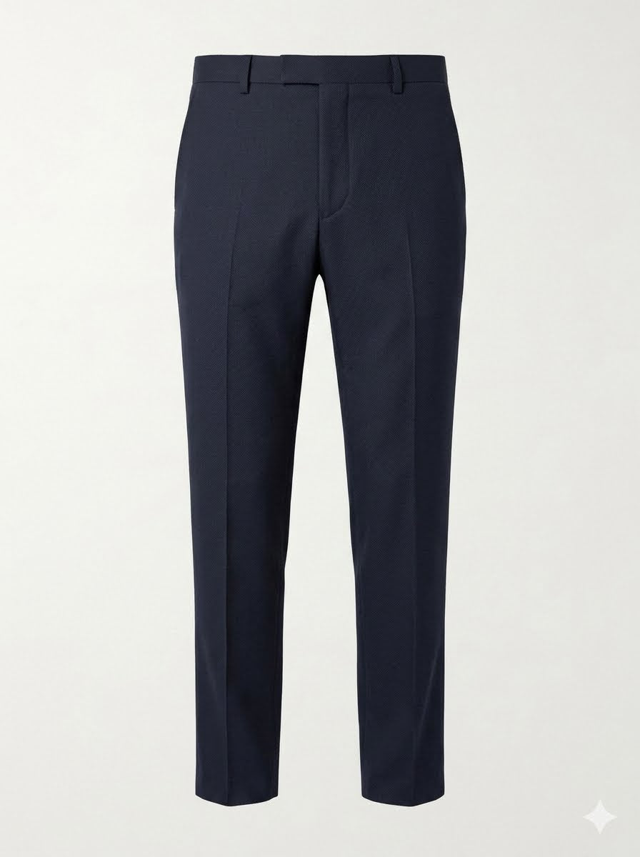 Classic Formal Trousers - Navy Blue