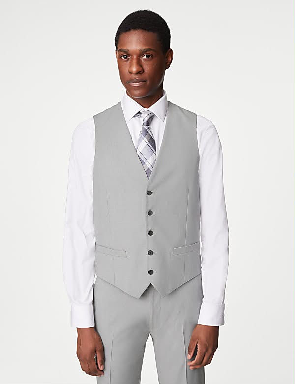 M&S Skinny Fit Stretch waistcoat