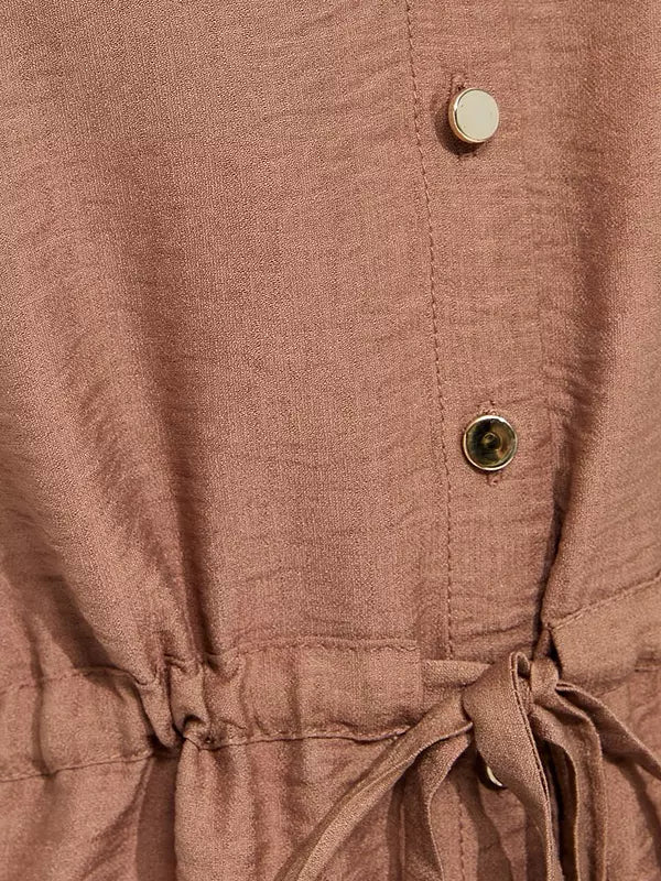 Utility Tie Front Co-ord Shirt