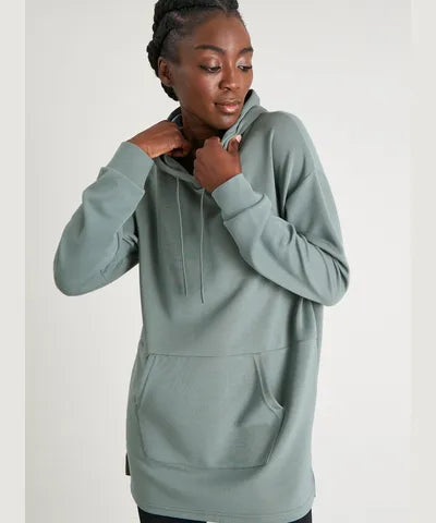 Sage Green Coord Peached Hoodie