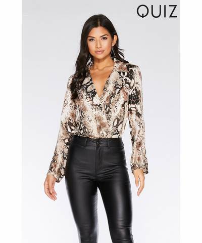 Animal Print Bodysuit