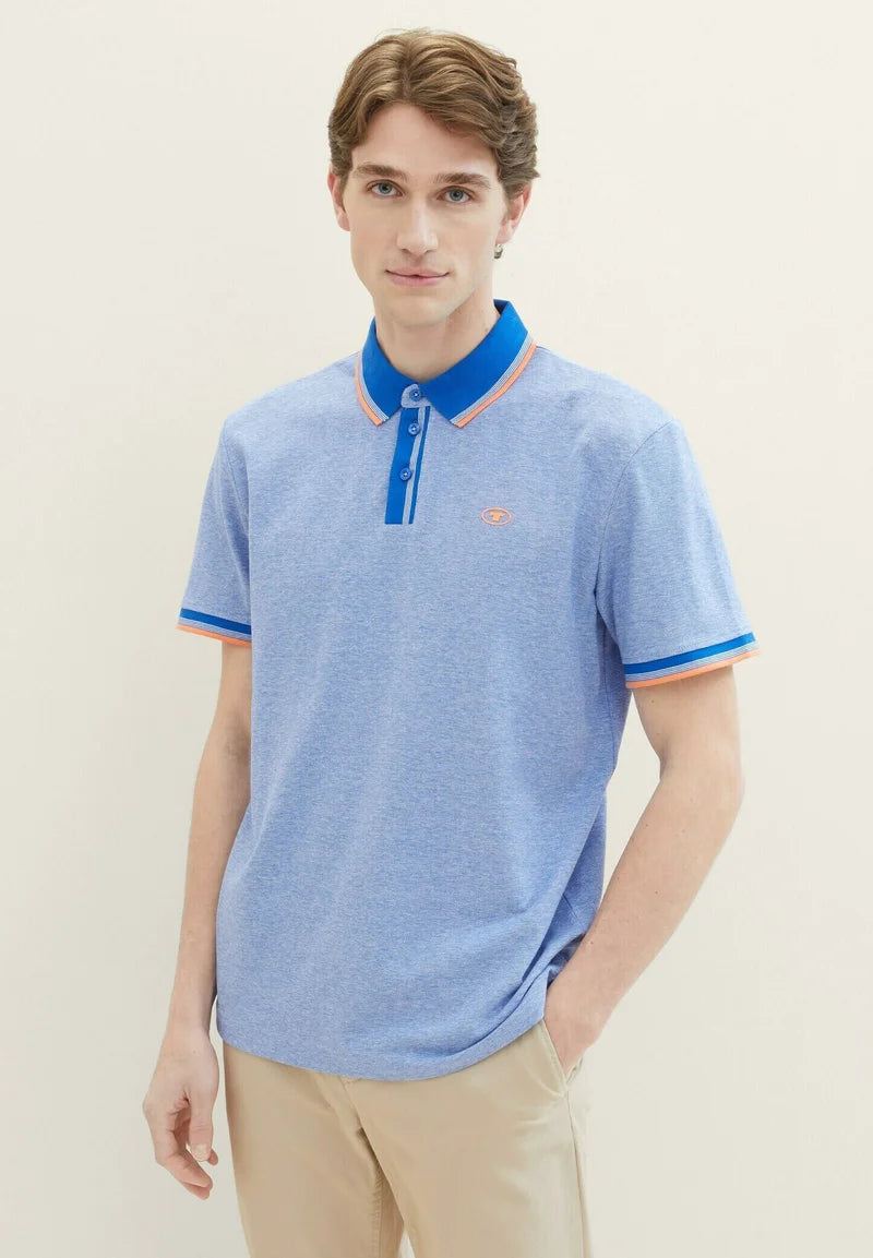 Structured Polo With Detailed Collar