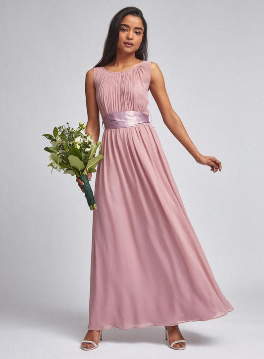 Petite Natalie Rose Pink Maxi